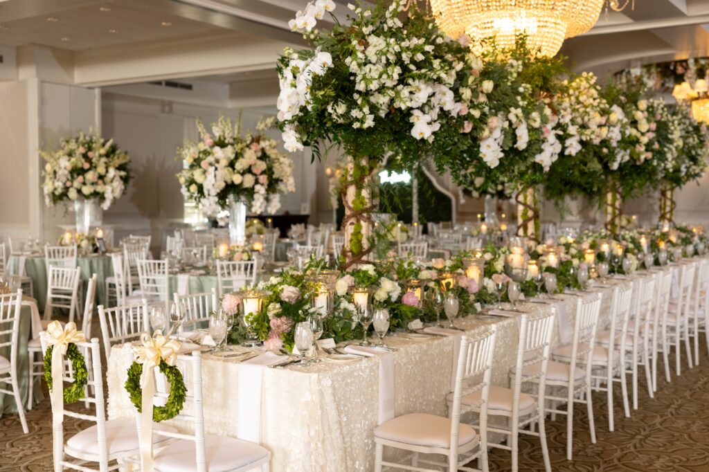 Estate Table at Atlanta Athletic Club Wedding