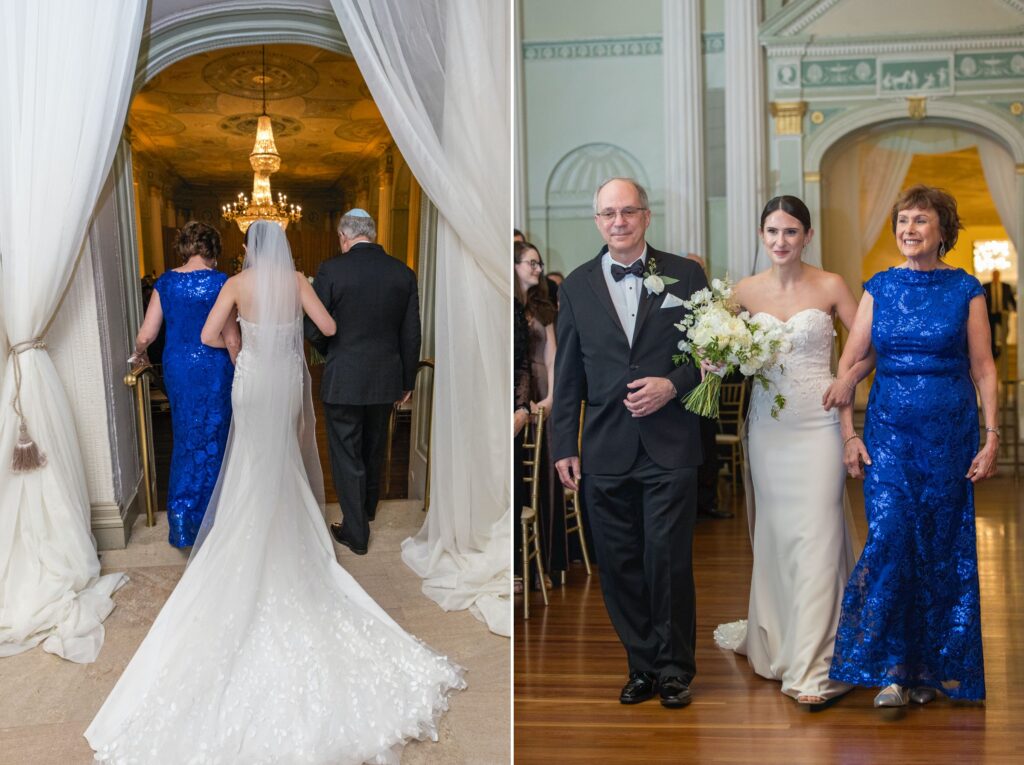 Bride Entering Ceremony at Biltmore Ballrooms Atlanta