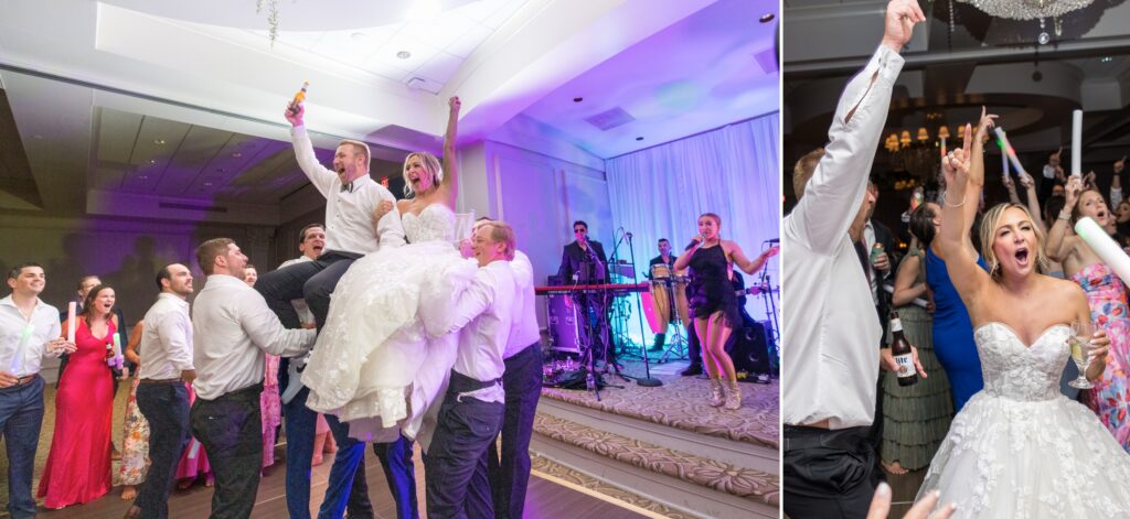 Dancing at Atlanta Athletic Club Wedding