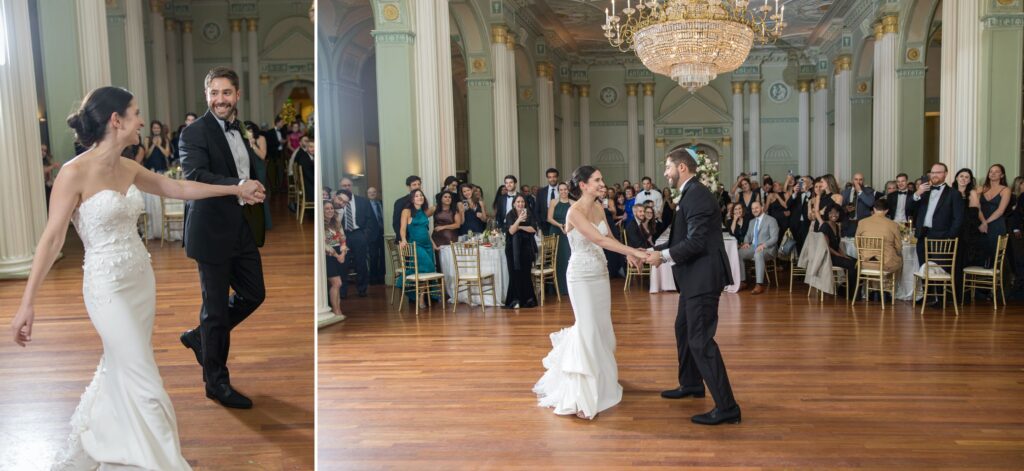 First Dance at Biltmore Ballrooms Atlanta Wedding