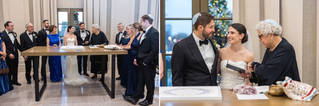 Ketubah Signing at Biltmore Ballrooms Atlanta Wedding